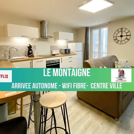 アパート Le Montaigne - Wifi Fibre- Coeur Du Centre Ville-property Nm