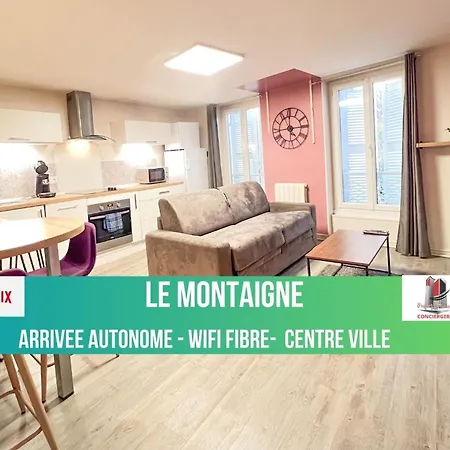 Le Montaigne - Wifi Fibre- Coeur Du Centre Ville-property Nm アパート ペリグー